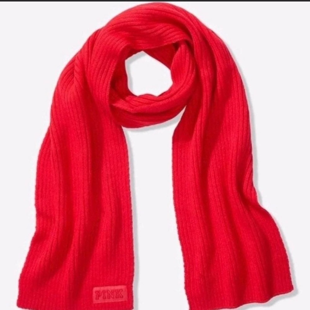 NWT Victoria Secret PINK Ribbed Scarf